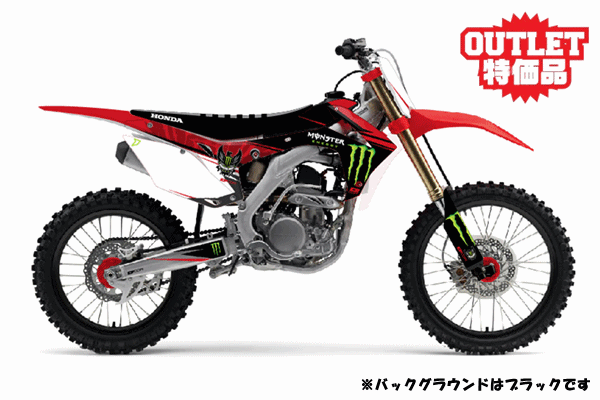 【アウトレット】D'COR '17 MONSTER グラフィックキット【CRF150R'07-'19】 【アウトレット】D'COR '17 MONSTER グラフィックキット【CRF150R'07-'19】